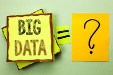 Conceptual Hand Writing Showing Big Data. Business Photo Showcasing Huge Data Information Technology Cyberspace Bigdata Database S Royalty Free Stock Image Conceptual Hand Writing Showing Big Data. Business Photo Showcasing Huge Data Information Technology Cyberspace Bigdata Database S Royalty Free Stock Image