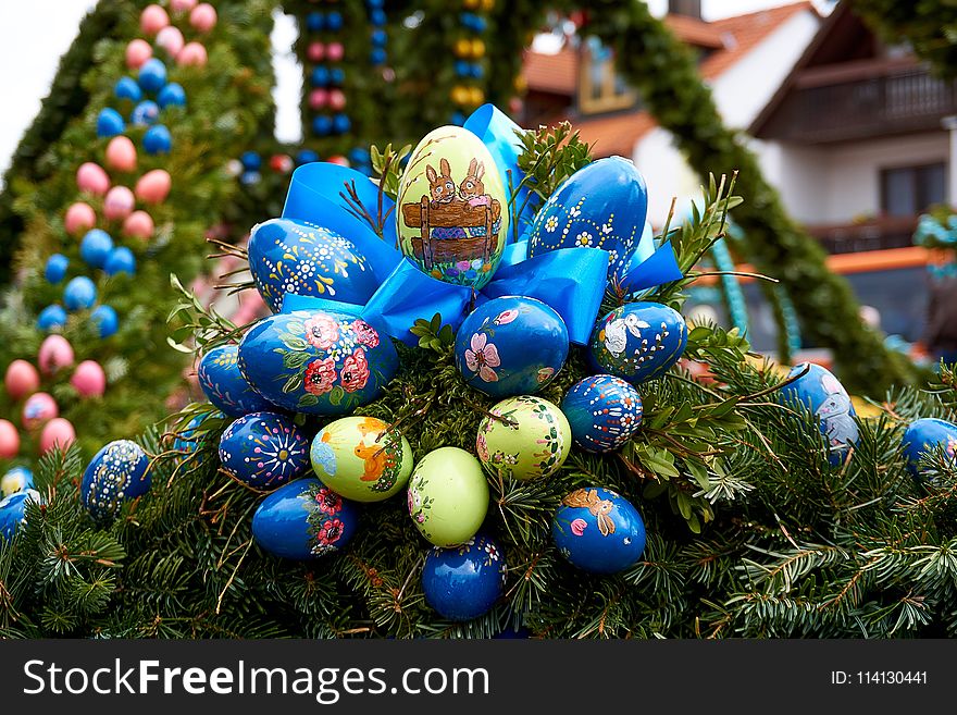 Blue, Christmas Decoration, Tree, Christmas Ornament