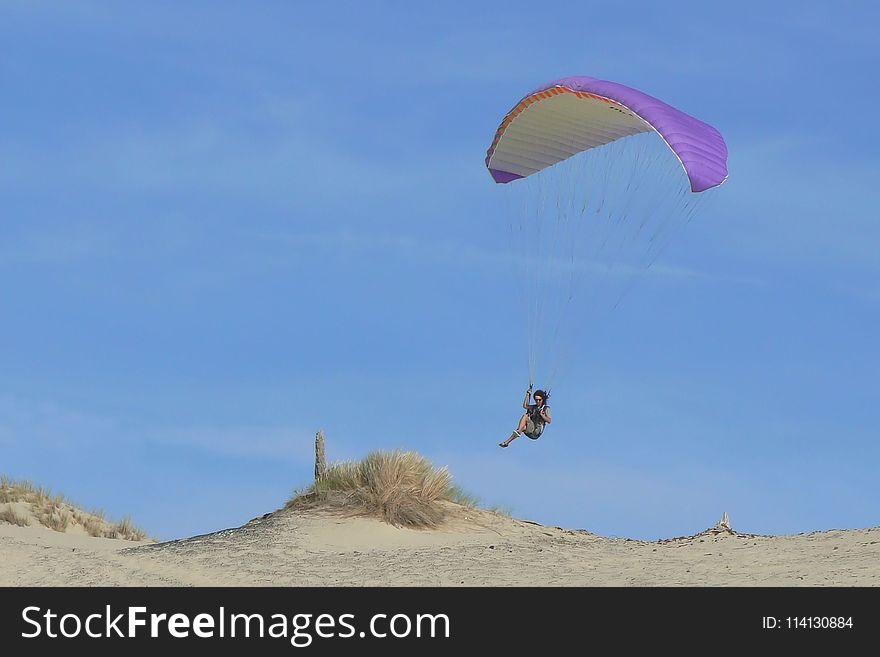 Paragliding, Air Sports, Sky, Parachute