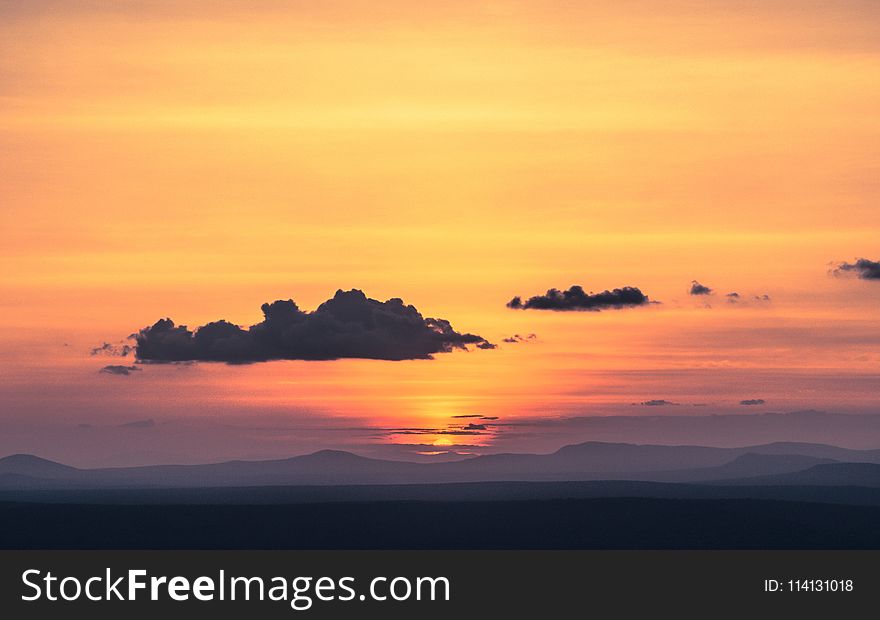 Sky, Afterglow, Horizon, Sunrise