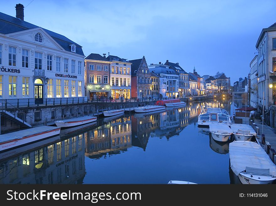 Waterway, Reflection, Water, Body Of Water