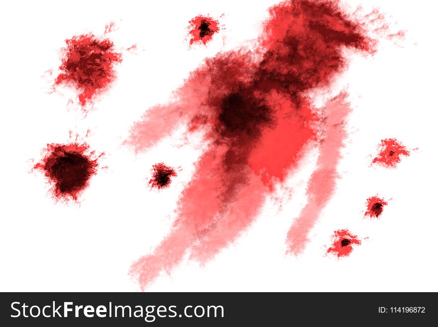 Red Textured cloud,Abstract background