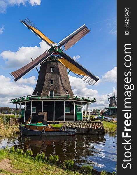 Windmills In Zaanse Schans - Netherlands