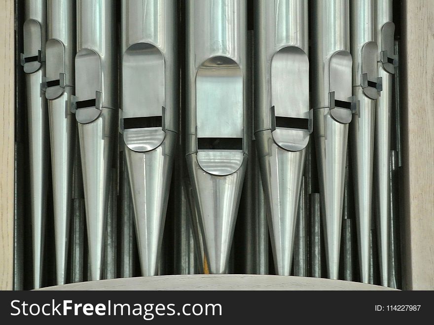 Musical Instrument, Wind Instrument, Organ Pipe, Metal