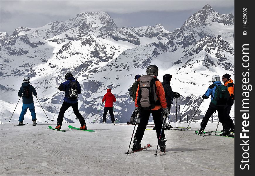 Ski, Skiing, Ski Equipment, Mountain Range