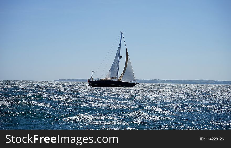 Sail, Sailboat, Water Transportation, Sea