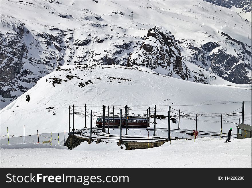 Snow, Winter, Mountain Range, Geological Phenomenon