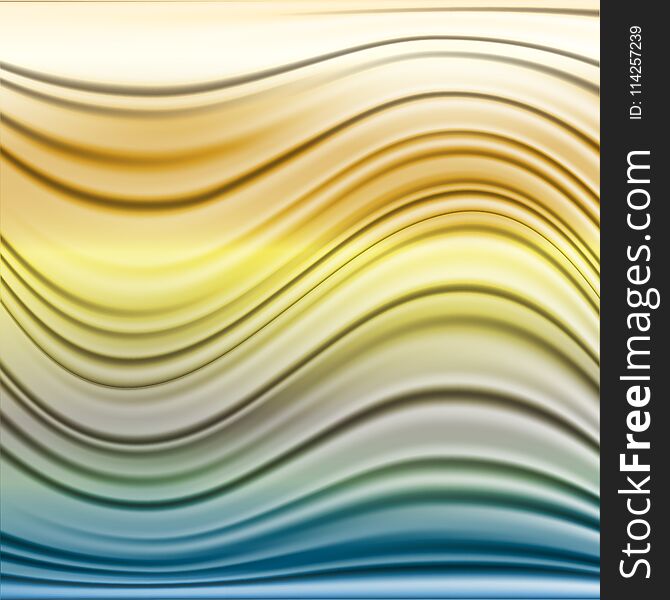 Abstract Background With Flowing Lines And Waves.