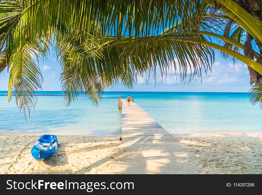 Beautiful tropical beach and sea