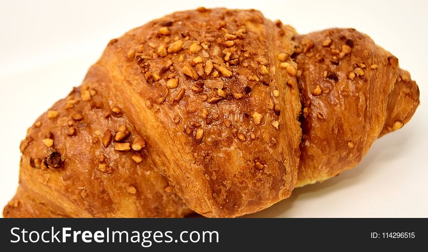 Baked Goods, Croissant, Bread, Rye Bread