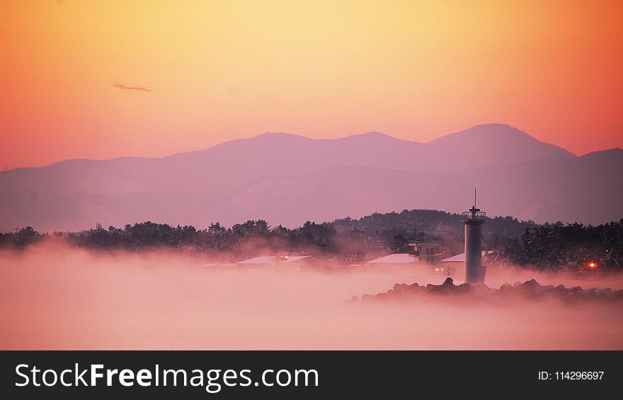 Sky, Dawn, Sunrise, Red Sky At Morning