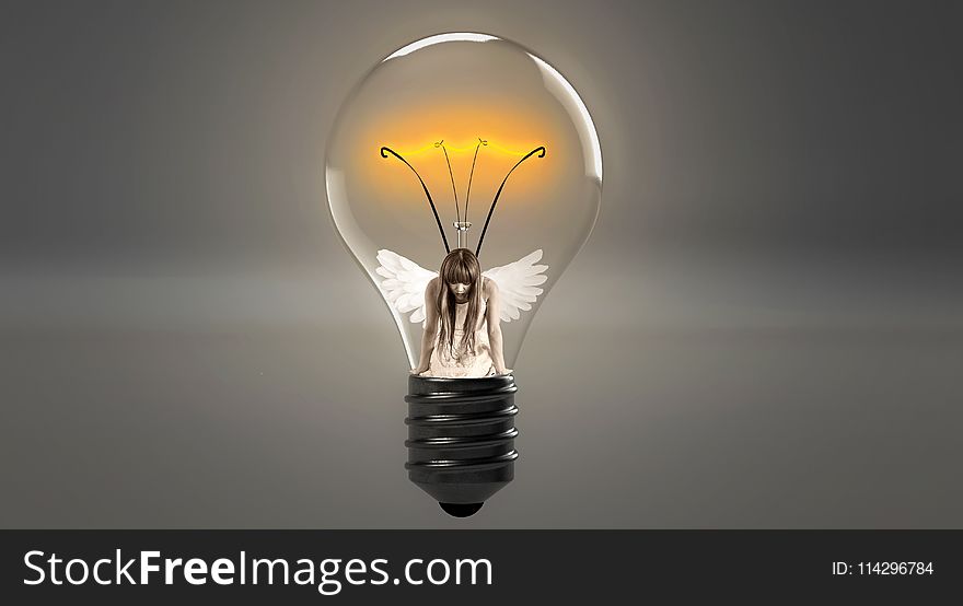 Light Bulb, Incandescent Light Bulb, Product Design, Lamp