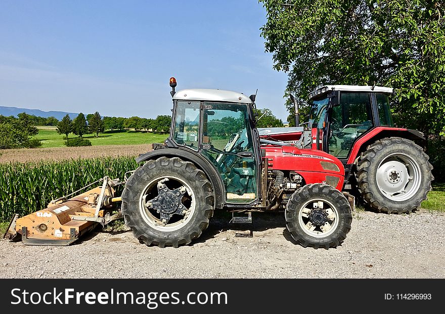 Tractor, Agricultural Machinery, Vehicle, Motor Vehicle