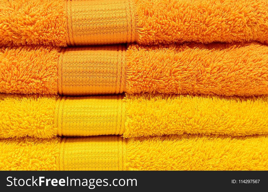 Yellow, Orange, Textile, Material