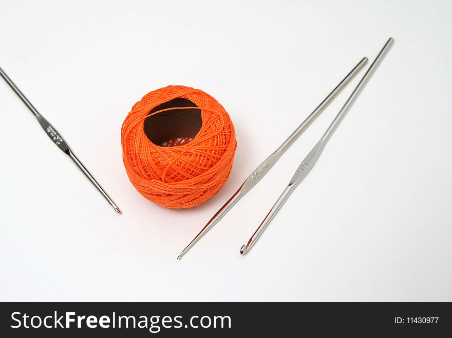 Orange skein