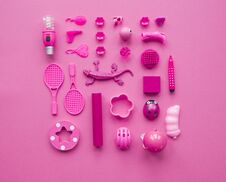 Colorful Children`s Toys On A Bright Background. Royalty Free Stock Photo Colorful Children`s Toys On A Bright Background. Royalty Free Stock Photo