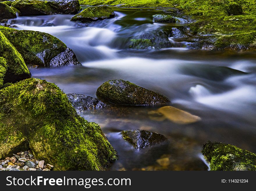 Time Lapse Photography Of River