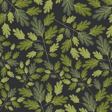 Natural Leafs Pattern Background Royalty Free Stock Photos