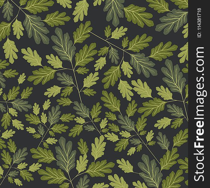 Natural leafs pattern background vector illustration design