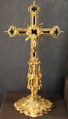 Golden Cross Royalty Free Stock Photo Golden Cross Royalty Free Stock Photo