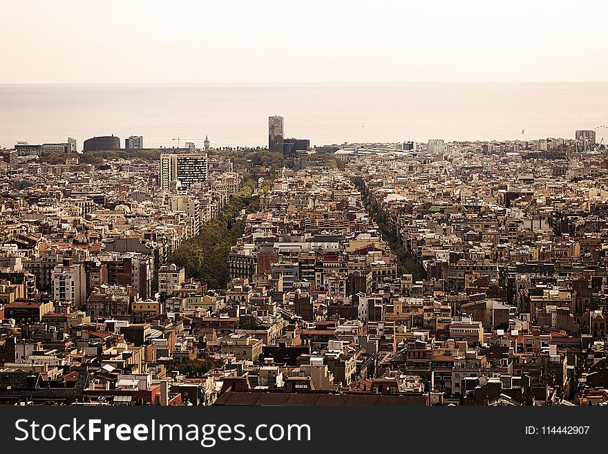 Aerial Photography Of Buildings At Daytime