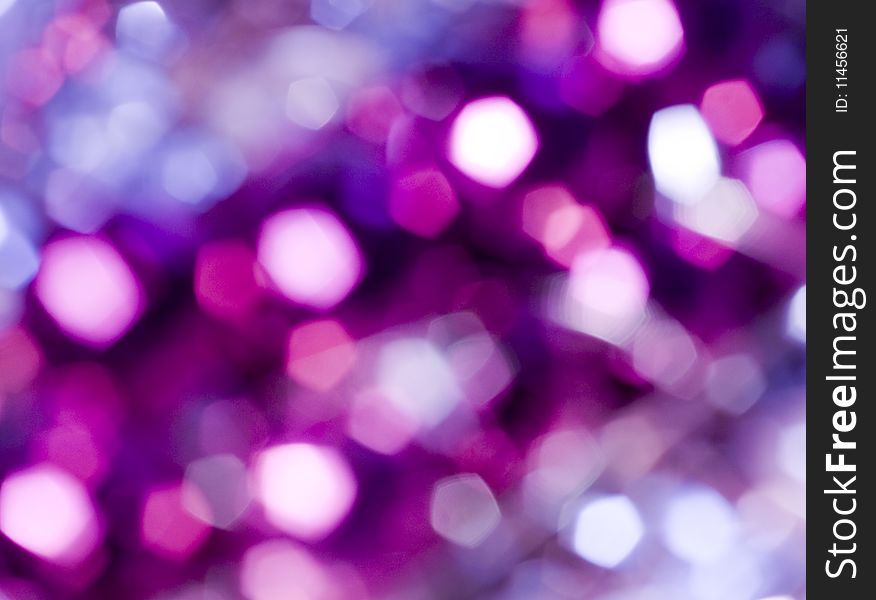 Beautiful Abstract Of Holiday Lights