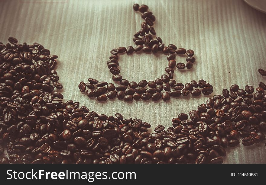 Brown Coffee Bean Forming Coffee Mug
