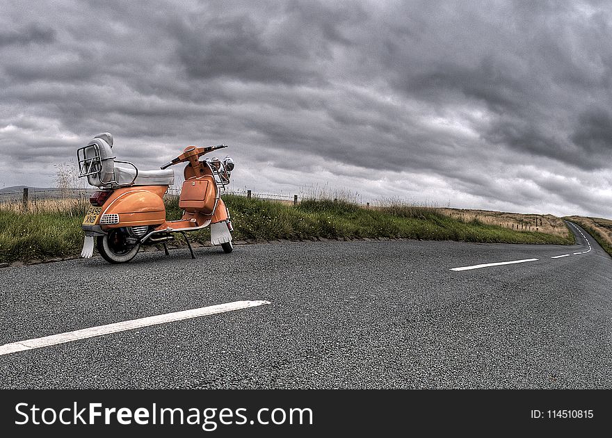 Photography of Classic Motorcycle on Road