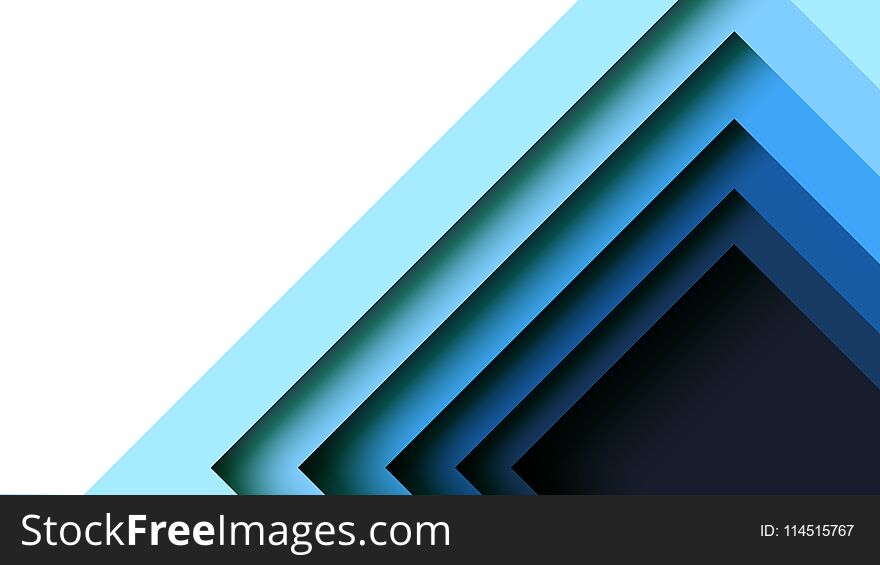 Abstract Square Geometric Shape Paper Cut Layer Background Template