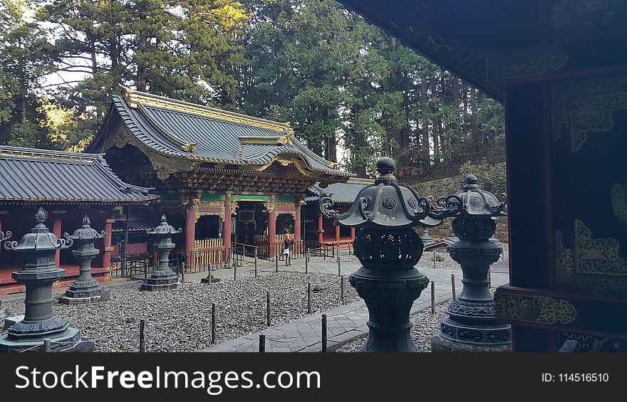 A Shinto Temple In Japan