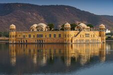 Jal Mahal, The Water Palace In Jaipur, Rajasthan, India. Stock Photography
