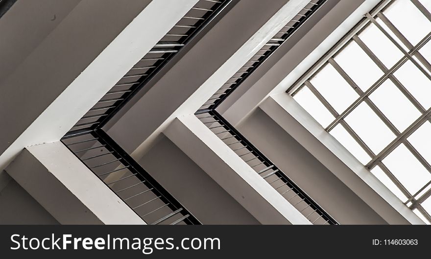 Low-angle Photo of Staircase