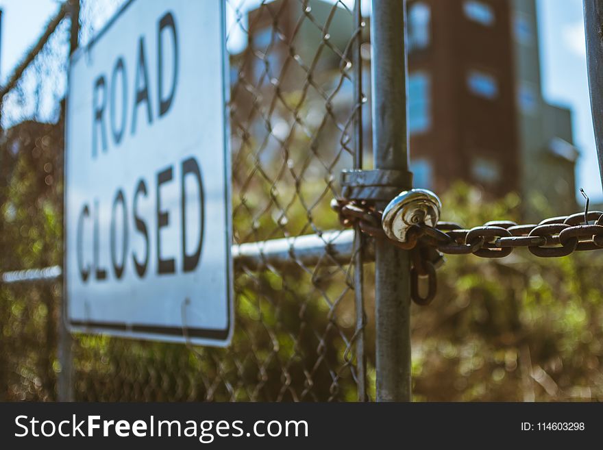 Road Closed Signage