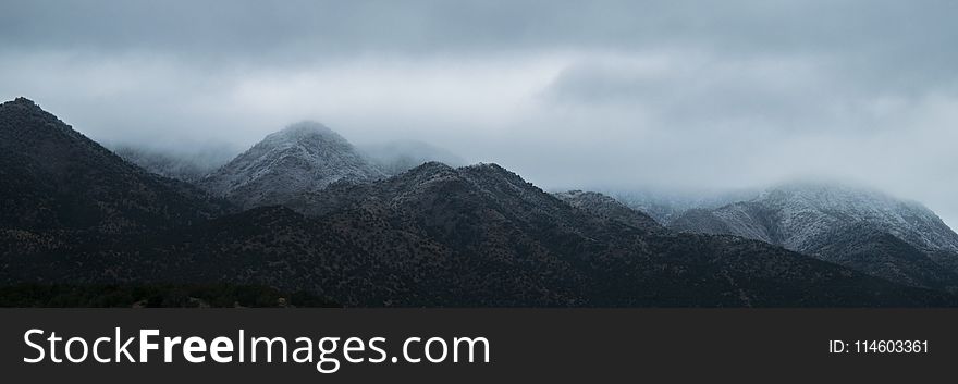 Panoramic Photography of Mountains