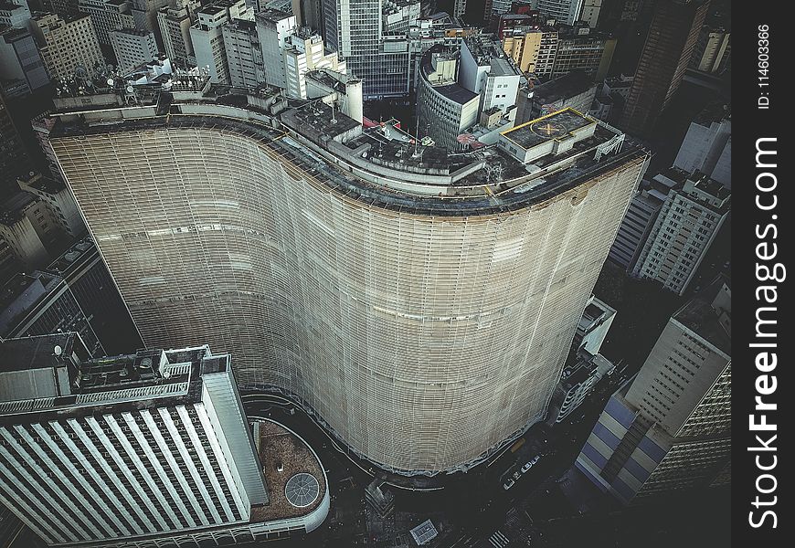 Aerial Photograph of High-rise Buildings