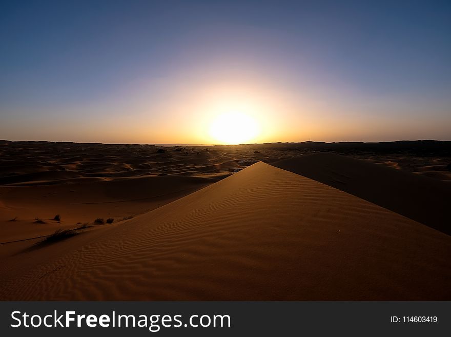 Silhouette Photography of Desert