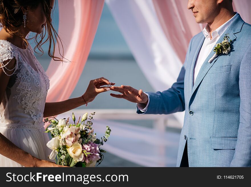 Wedding Ceremony On The Pier