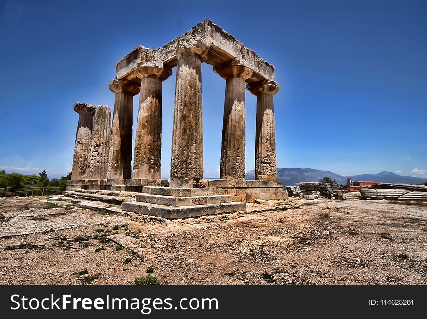 Ruins of the Roman Temple, Greece