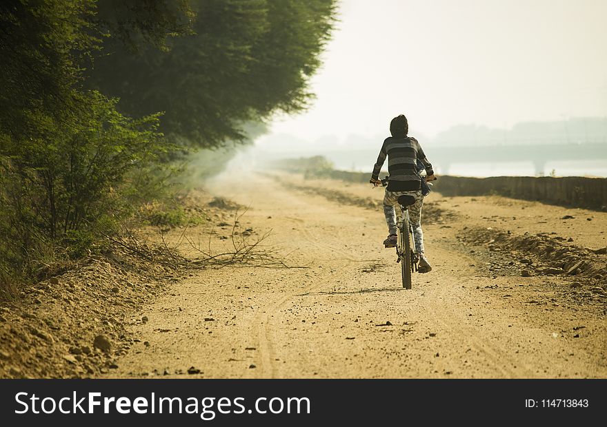 Cycling, Path, Road, Soil