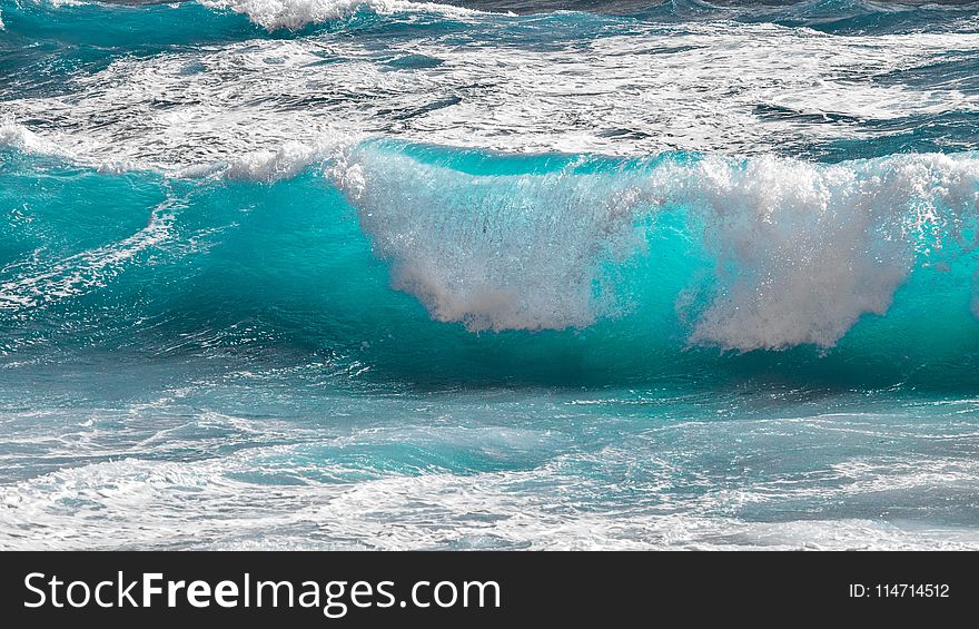 Wave, Wind Wave, Ocean, Sea