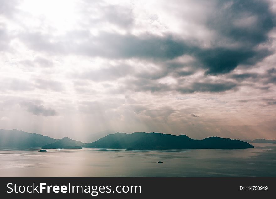 Clouds, Daylight, Lake