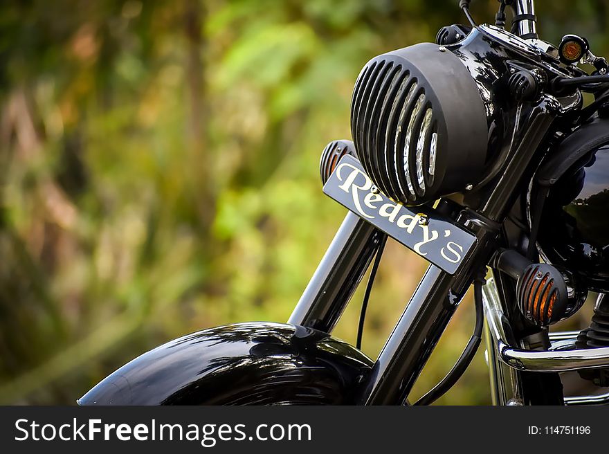 Black Motorcycle