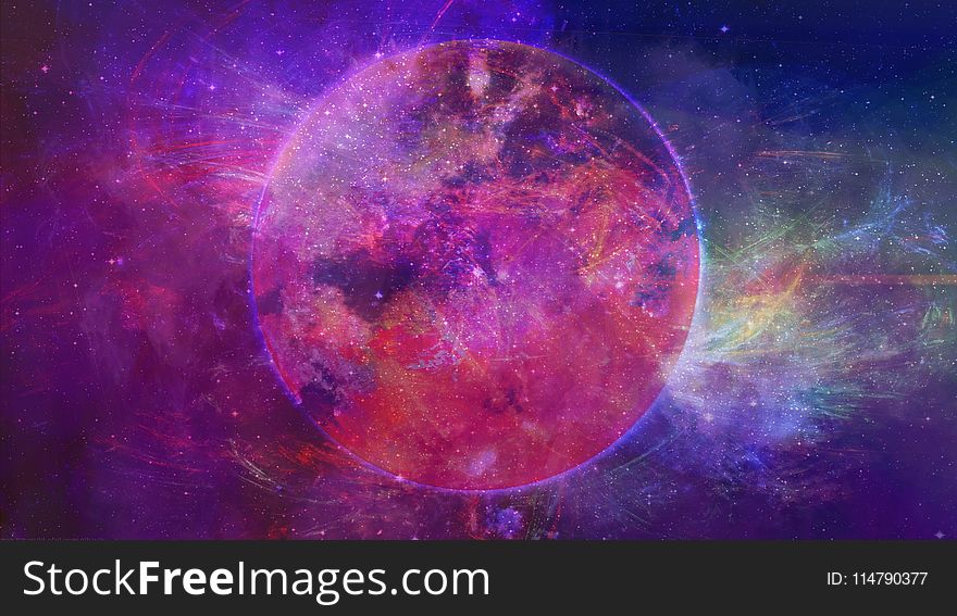 Atmosphere, Universe, Purple, Astronomical Object