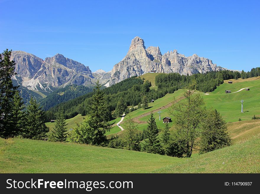 Mountainous Landforms, Mountain Range, Nature, Mountain Village