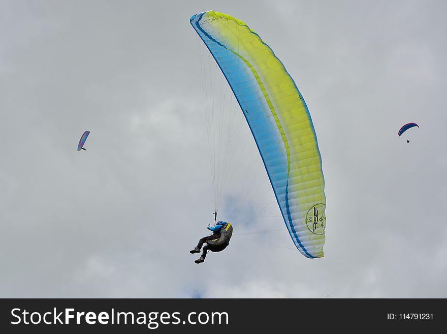 Air Sports, Paragliding, Sky, Windsports