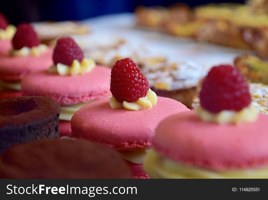 Cupcakes With Red Berries