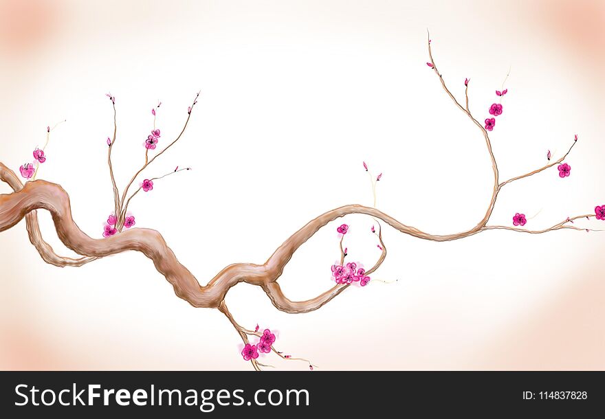 Picture of an japan kirschbaum abstract background good for coffeeshops or relaxing rooms. Picture of an japan kirschbaum abstract background good for coffeeshops or relaxing rooms