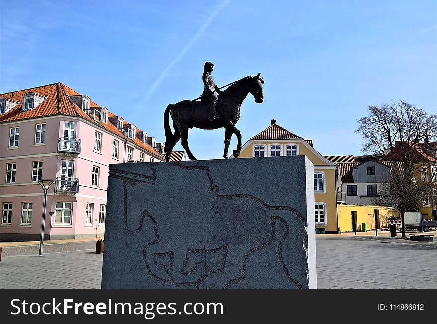 Landmark, Statue, Monument, Horse