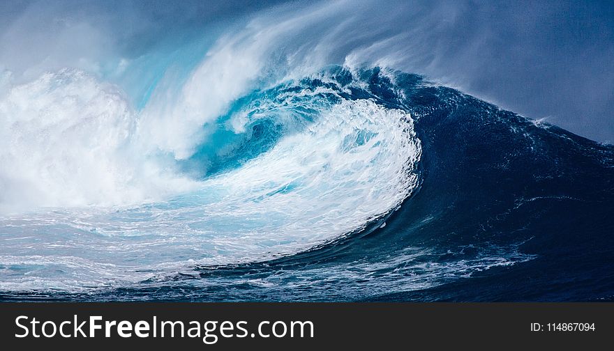 Wave, Wind Wave, Ocean, Sea