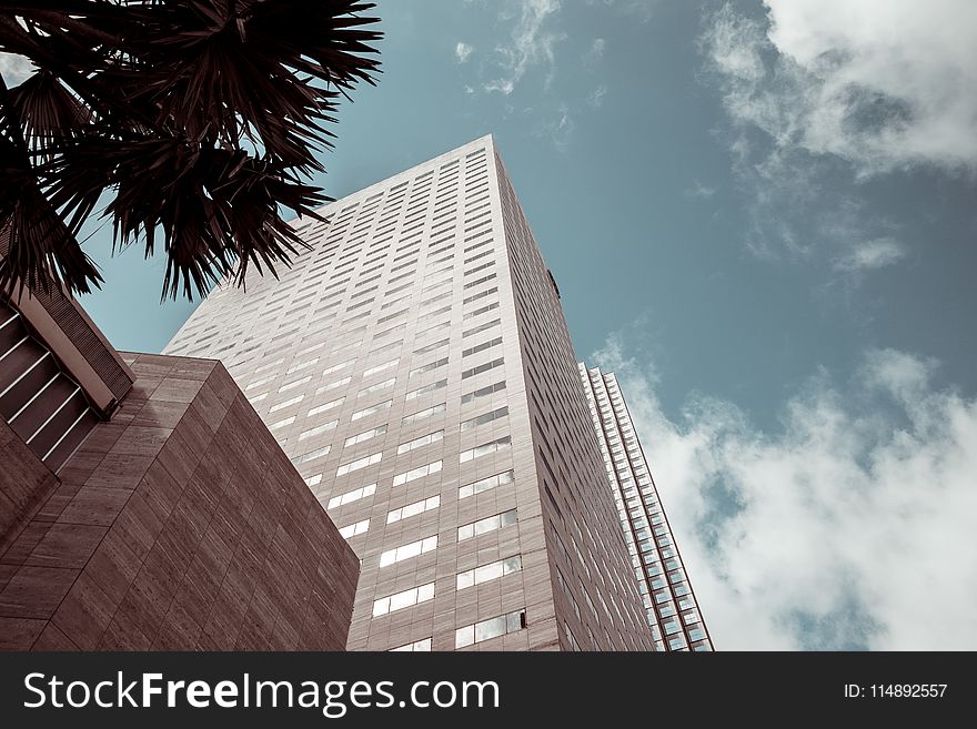 Aerial Photography Of White Concrete Building